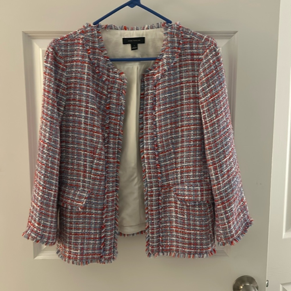 Ann Taylor Tweed Blazer Suit Jacket